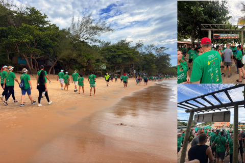 Caminhada das Falésias celebra 20ª edição e valoriza patrimônio natural de Marataízes